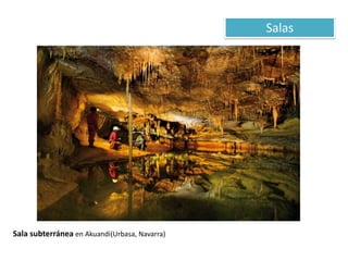 Sala subterránea en Akuandi(Urbasa, Navarra)
Salas
 