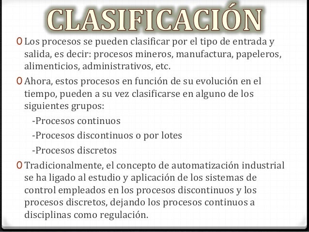Procesos industriales discret