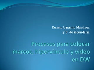 Renato Garavito Martinez
      4”B” de secundaria
 