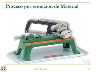 Proceso por remoción de Material 