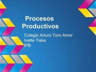 Procesos
Productivos
Colegio Arturo Toro Amor
Ivette Tiska
8ºB
 
