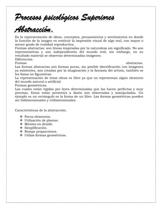 Procesos psicológicos