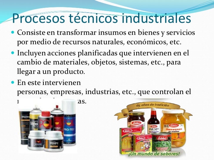 Procesos técnicos