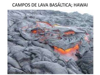 CAMPOS DE LAVA BASÁLTICA; HAWAI
 