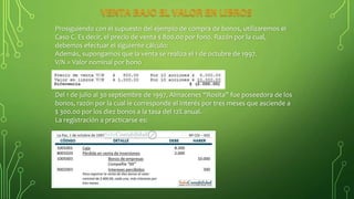 Proceso y registro de la venta de bonos | PPTX