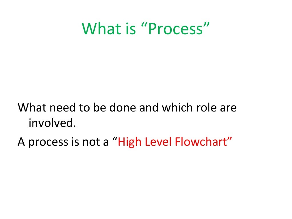 Difference between process and procedure