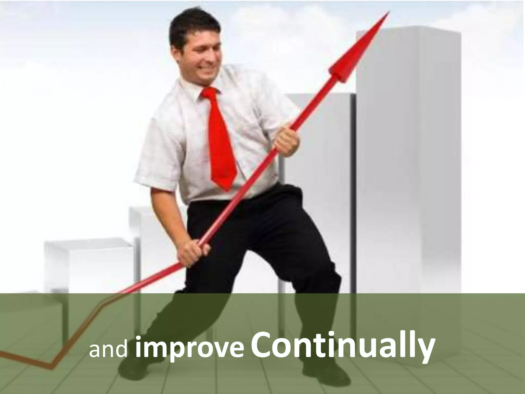 and improve Continually
 