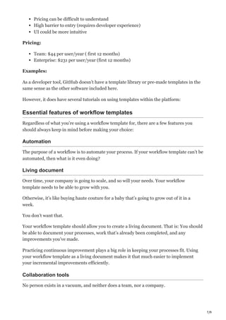 Give Any Workflow Paper.pdf Every Workflow Template Youll Ever Need | PDF