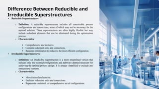 Comprehensive Process Synthesis and Optimization in Chemical ...