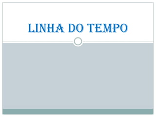 Linha do tempo
 