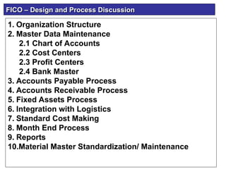 Process alignment pack - FICO module.ppt