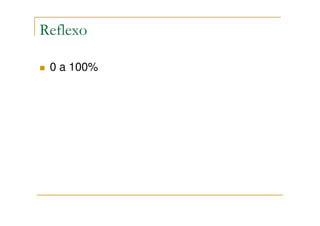 Reflexo

 0 a 100%
 