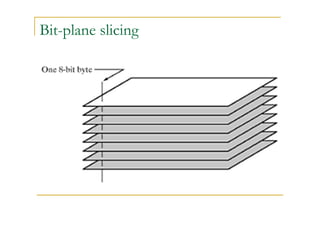 Bit-plane slicing
 