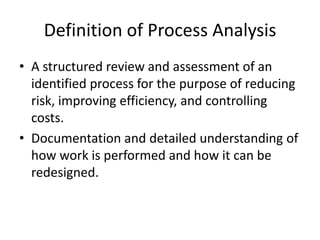 Process+analysis | PPTX
