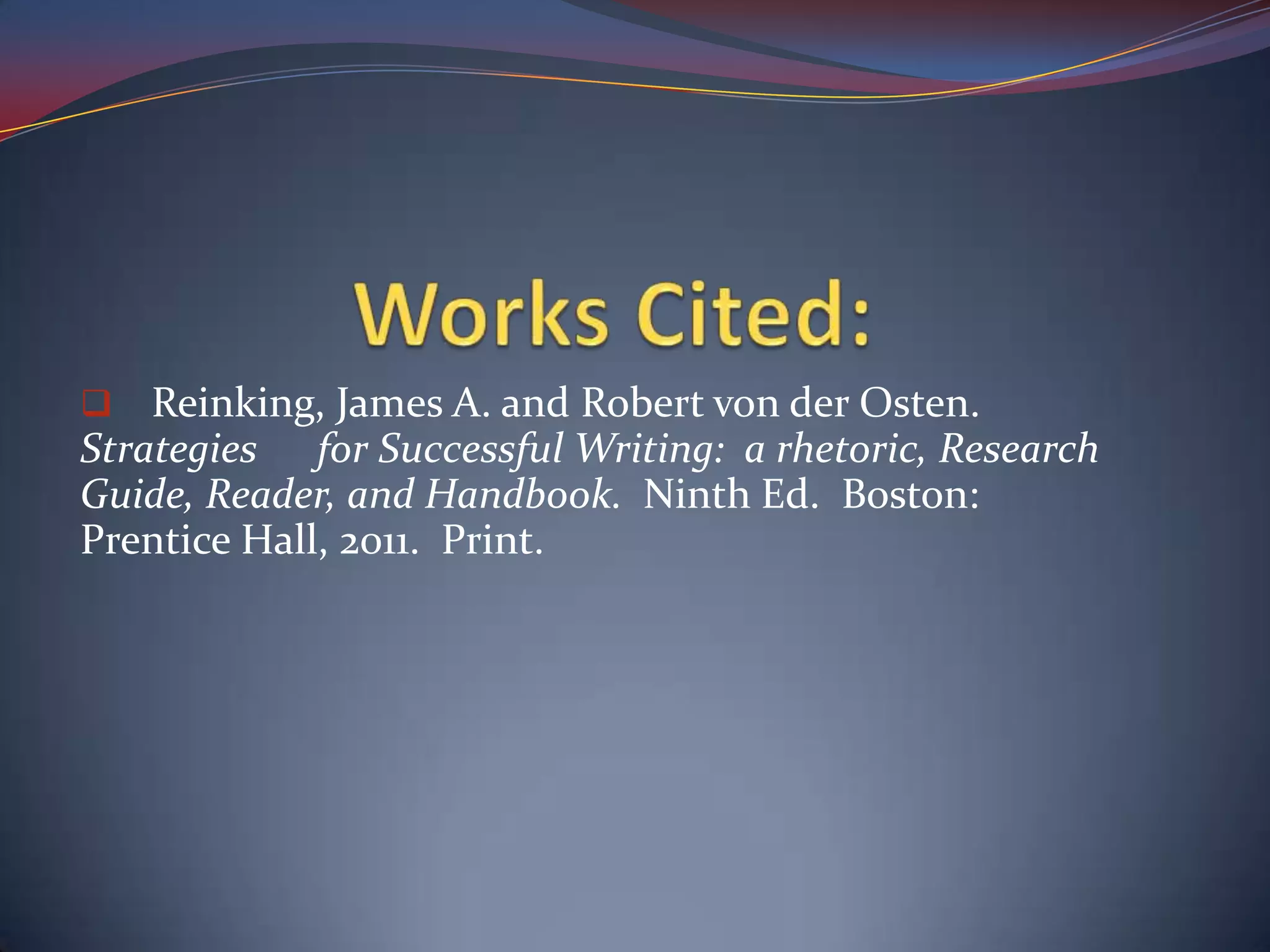 Include everything the reader needs to know. 