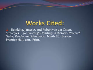 Include everything the reader needs to know. 