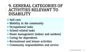 Process and models of disablement | PPTX