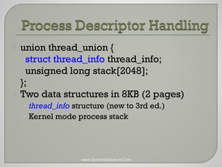 Process and Threads in Linux - PPT | PPT