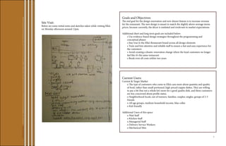 Restaurant Renovation Design - Process Book | PDF