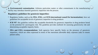 Process Chemistry (Case Study and Impurities in APIs) | PPTX