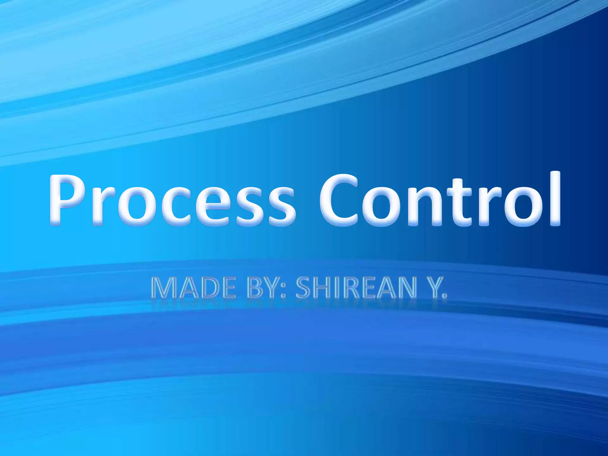 Process Control | PPT