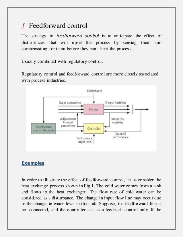 Process control examples and applications