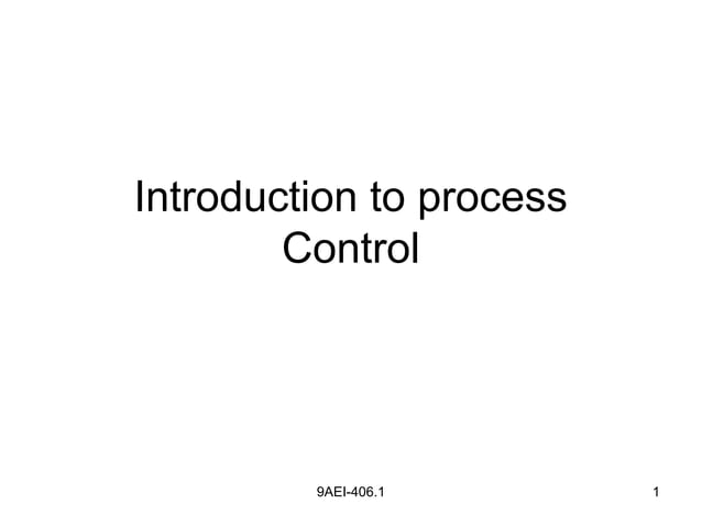 Process control | PPT