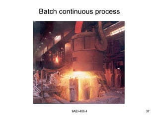 9AEI-406.4 37
Batch continuous process
 