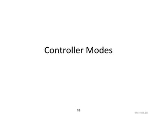 Controller Modes
9AEI-406.10
18
 