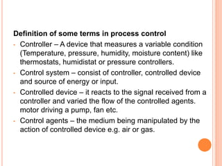 mechatronics ,Process control & automation | PPTX