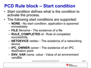 Pcd Examples PCD - Process control daemon | PPT