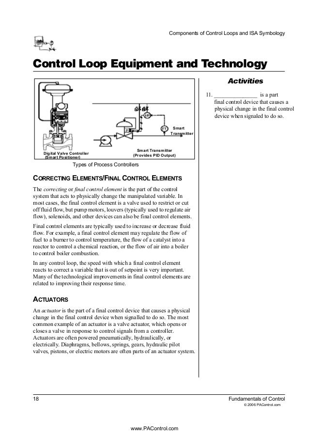 Process control fundamentals
