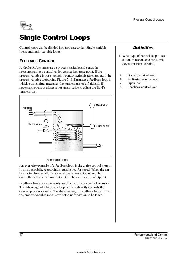 Process control fundamentals