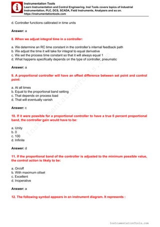 Process control MCQ | PDF