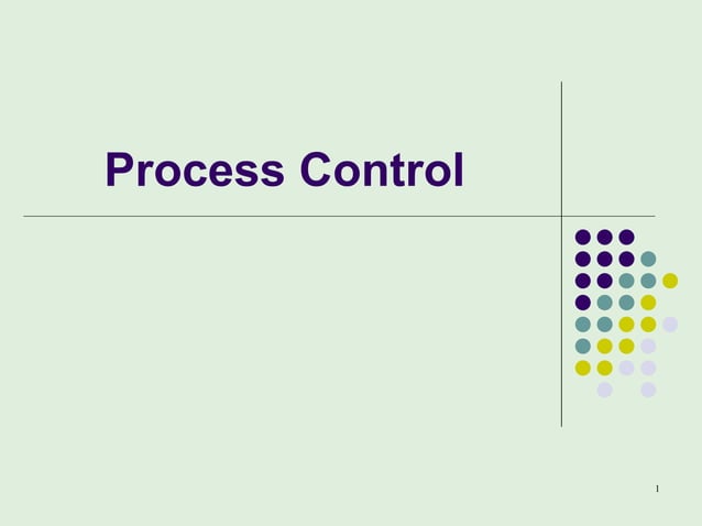 Process Control Power Point | PPT
