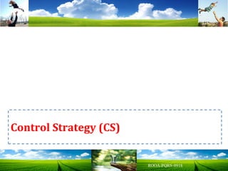 Control Strategy (CS)
 