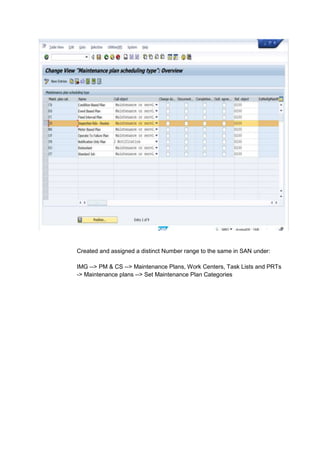 SAP PM: Inspection Rounds & Operation Account Assignment | DOCX