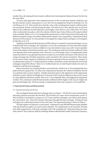 Experimental and Numerical Investigation of the Air Side Heat Transfer ...