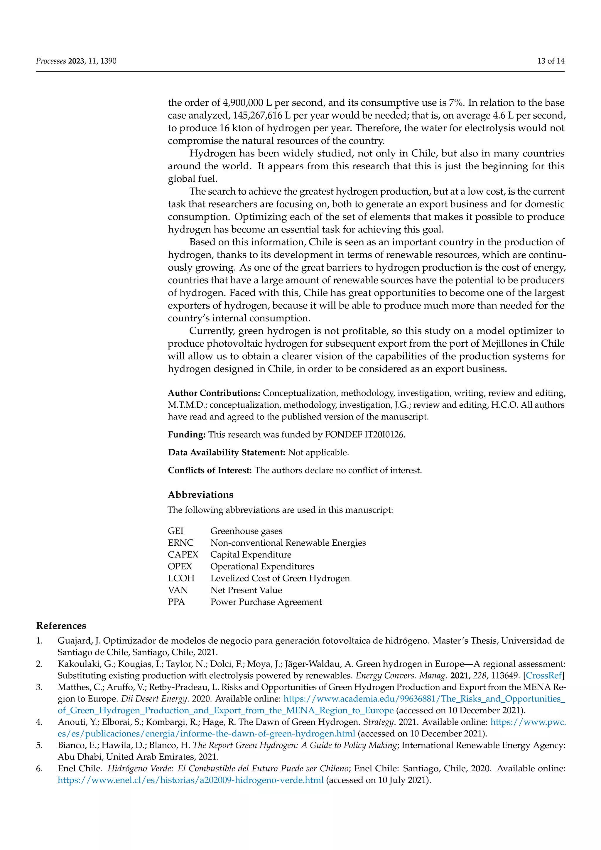 Economic Analysis: Green Hydrogen Production Systems | PDF