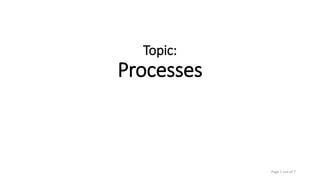 Topic:
Processes
Page 1 out of 7
 