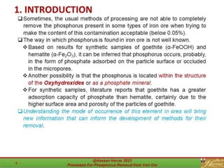 Processes for phosphorus removal from iron ore -.pdf