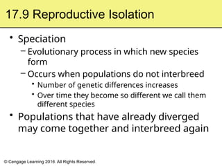 Evolution Isolation Processes of Evolution.pptx earth and life | PPTX