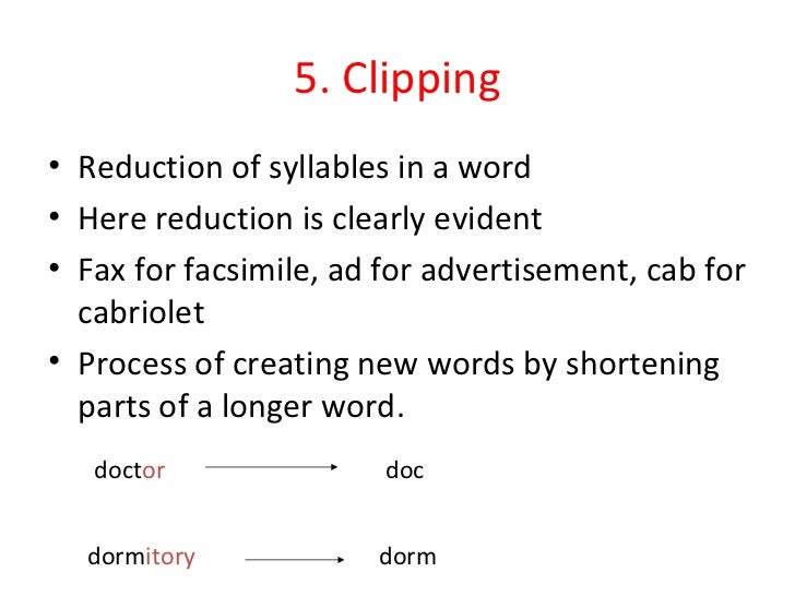 examples of word examples of word