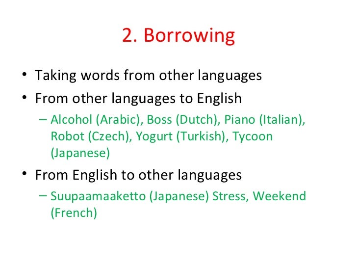 word formation processes