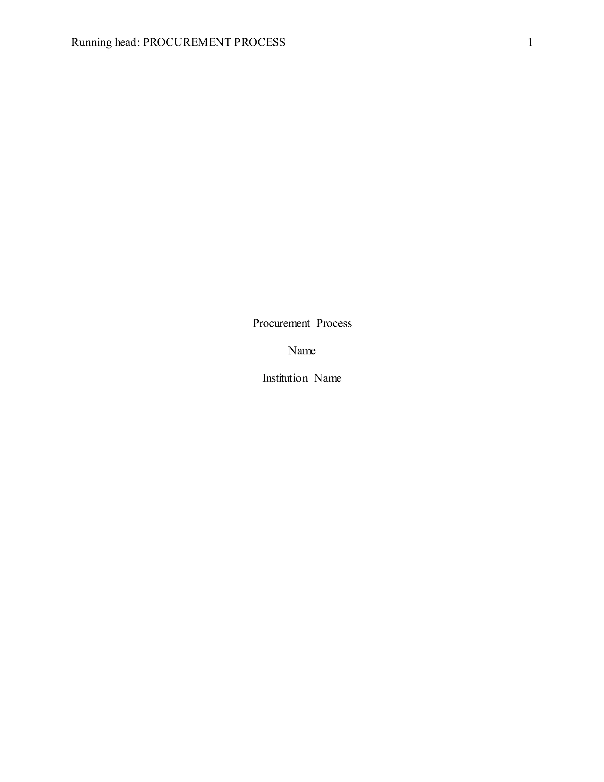 Process essay pdf