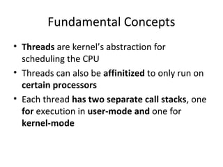 Processes and Threads in Windows Vista | PPT