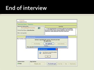 E.I.S. Process flow 