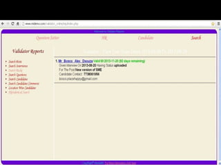 In Validator it will show as uploaded 
 