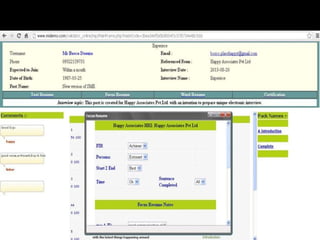 Upload the Focus Resume 
 