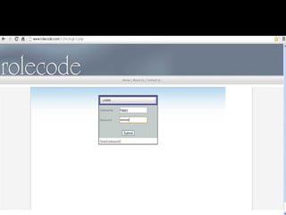 Then go to Rolecode to check the 
voting 
 